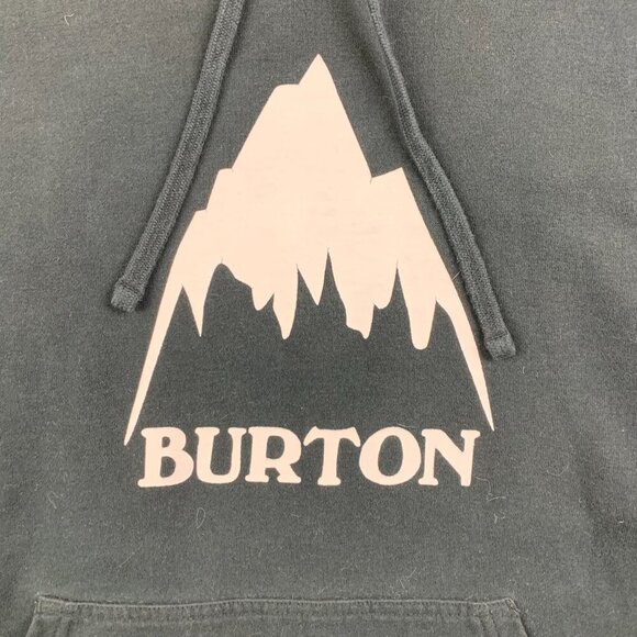 Burton Men Sweater Medium Black Oak Hoodie Long Sleeve Fleece Lined Snowboarding - Picture 2 of 7